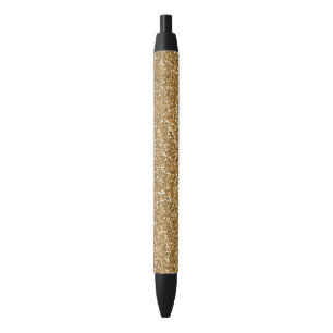 Gold Faux Glitter Pen