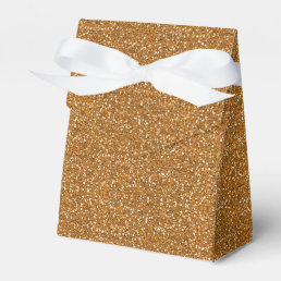 Gold Faux Glitter Wrapping Paper Favor Boxes