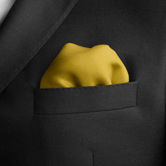 Gold, Faux Gold Pocket Sqaure Bandana