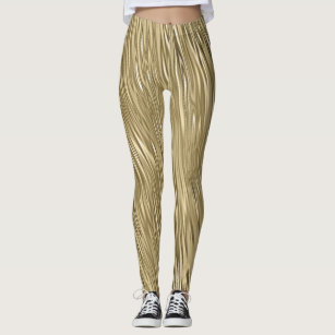 Women's Gold Shimmer Leggings