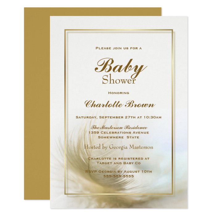 baby celebration invitation