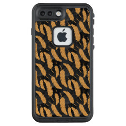 Gold Feathers LifeProof FRĒ iPhone 7 Plus Case