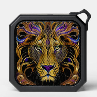 Gold Filigree Lion Bluetooth Speaker