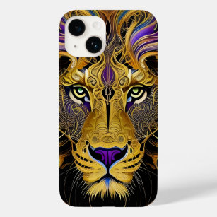 Gold Filigree Lion  Case-Mate iPhone 14 Case