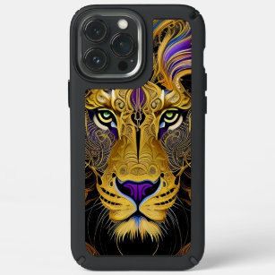 Gold Filigree Lion  Speck iPhone 13 Pro Max Case