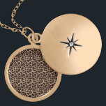 Gold finish cheetah design locket !<br><div class="desc">Everyone will love ❤ this beautiful gold necklace.</div>