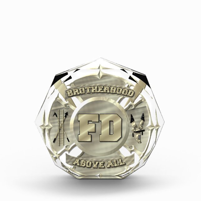 Gold Firefighter Brotherhood Symbol Award (Front)