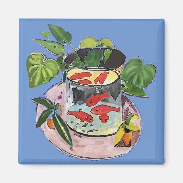 Gold Fish, add text Magnet (Front)