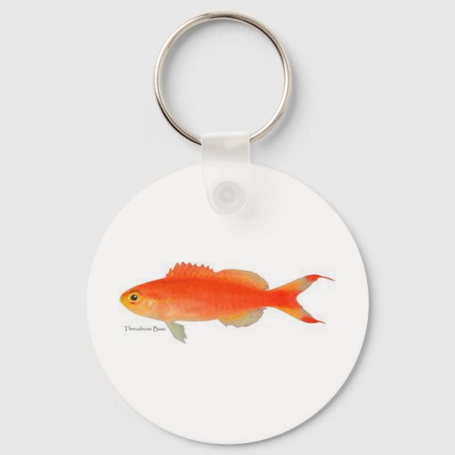 Gold Fish Design Keychain (Front)
