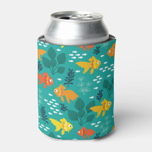 Gold Fish in Aquarium Can Cooler