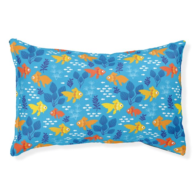 Gold Fish in Aquarium Pet Bed (Front)