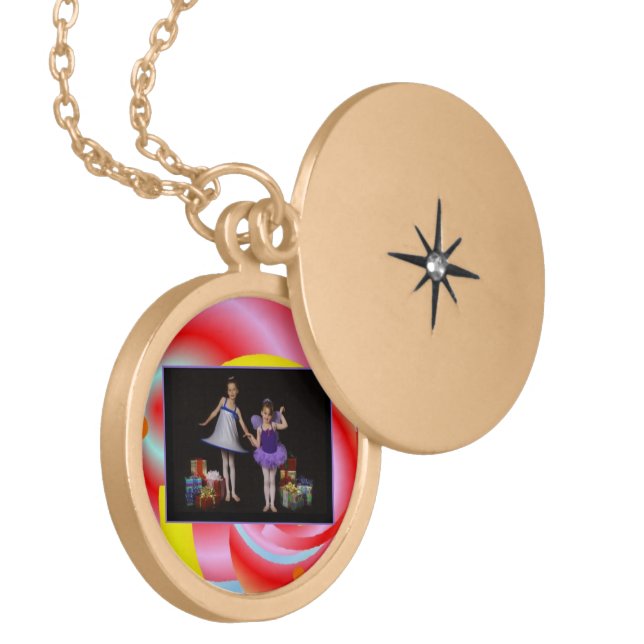 Gold fish necklace (Front Left)