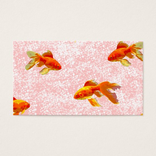 Gold fish pattern pink (Front)