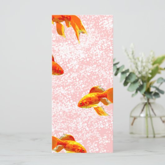 Gold fish pattern pink (Standing Front)