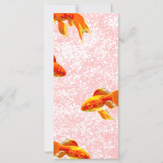 Gold fish pattern pink (Front)