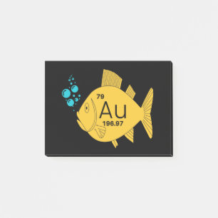 Gold Fish Post-it Notes