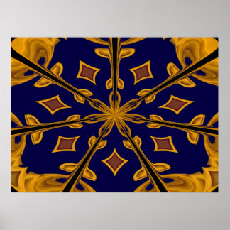 Gold Flake Poster