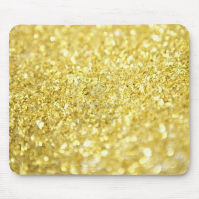 Gold flakes mouse pad (Front)