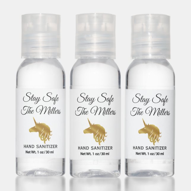 Gold Flamingo Hand Sanitizer (Set)