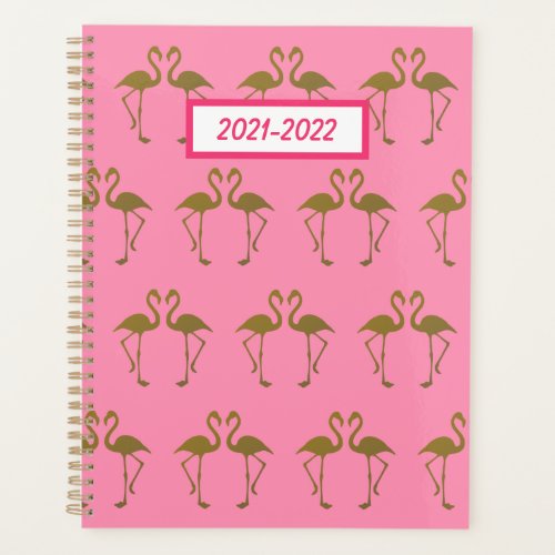 Gold Flamingo Planner