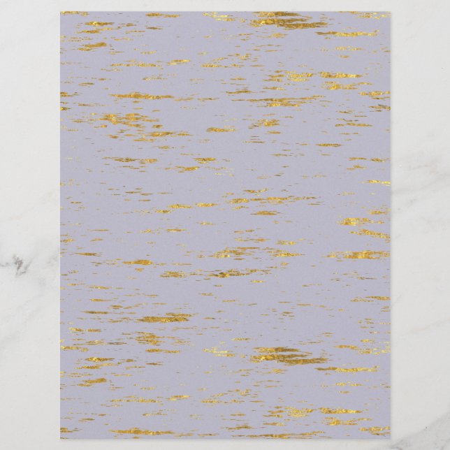 Gold Flecked Scrapbook Paper (Front)