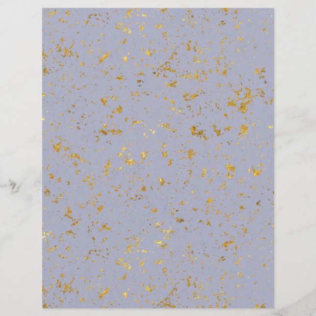 Gold Flecked Scrapbook Paper (Front)