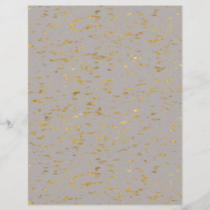 Gold Flecked Scrapbook Paper