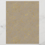 Gold Flecked Scrapbook Paper