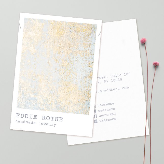  Gold Flecks Necklace Display  Business Card (Creator Uploaded)