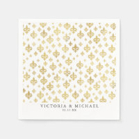 Gold Fleur-de-lis | Mardi Gras Personalized
