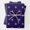 Gold Fleur-de-Lis on Midnight Blue