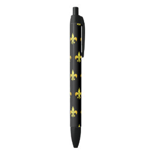 Gold Fleur De Lis pattern Pen