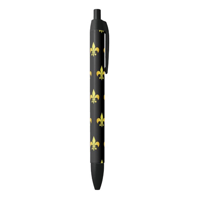 Gold Fleur De Lis pattern Pen (Bottom (Vertical))