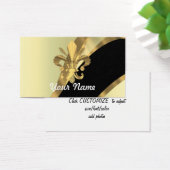 Gold fleur de lys personalized (Desk)