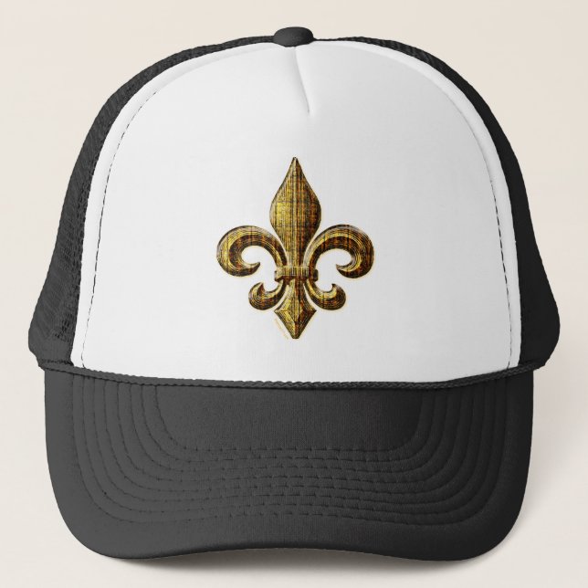 Gold Fleur Hat (Front)