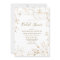 Gold Floral Elegant White Modern Bridal Shower