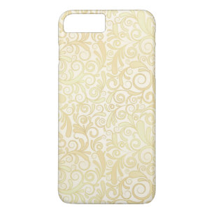 Gold floral leaves pattern iPhone 8 plus/7 plus case