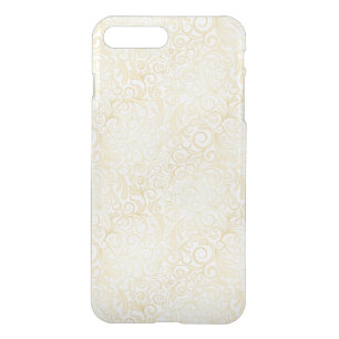 Gold floral leaves pattern iPhone 8 plus/7 plus case