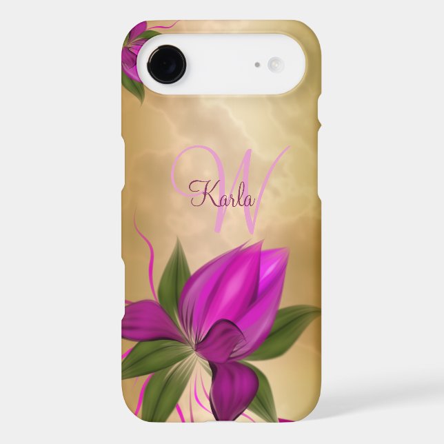 Gold Floral Marble Case-Mate Samsung Galaxy Case (Back)