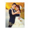 Gold Flourish Thank You Wedding Photo Portrait