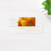 Gold Flower Bookmark - Customized (Desk)