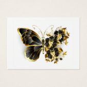 Gold Flower Butterfly with Black Orchid (Front)