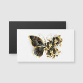 Gold Flower Butterfly with Black Orchid (Front/Back)