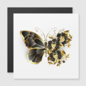 Gold Flower Butterfly with Black Orchid (Front/Back)