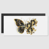 Gold Flower Butterfly with Black Orchid (Front/Back)