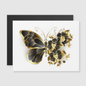 Gold Flower Butterfly with Black Orchid (Front/Back)