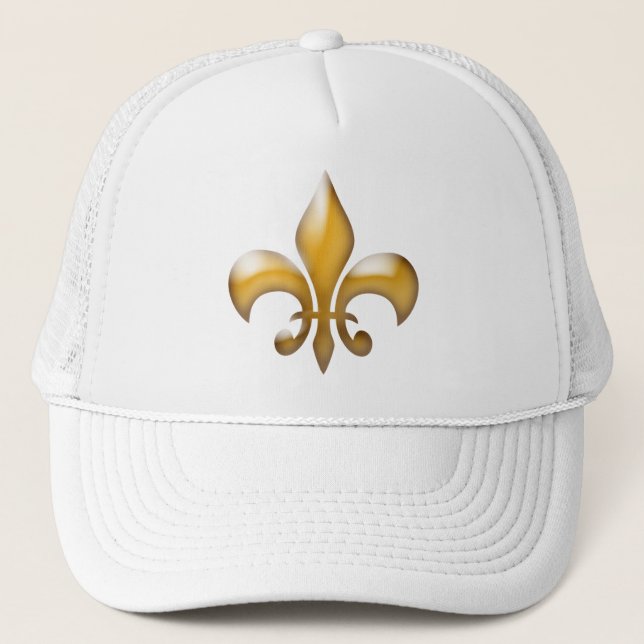Gold Flower of Lis Trucker Hat (Front)