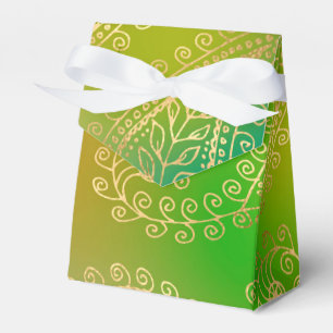 Gold Foil Arabian Favor Boxes