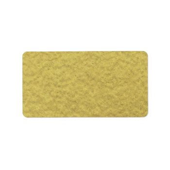 Gold Foil Background Texture Label by bestcustomizables at Zazzle