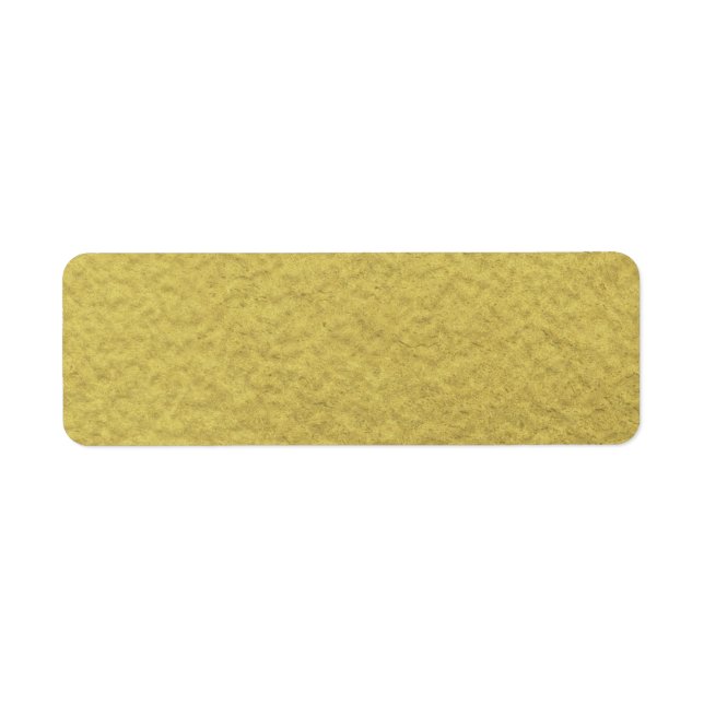 Gold Foil Background Texture Label (Front)